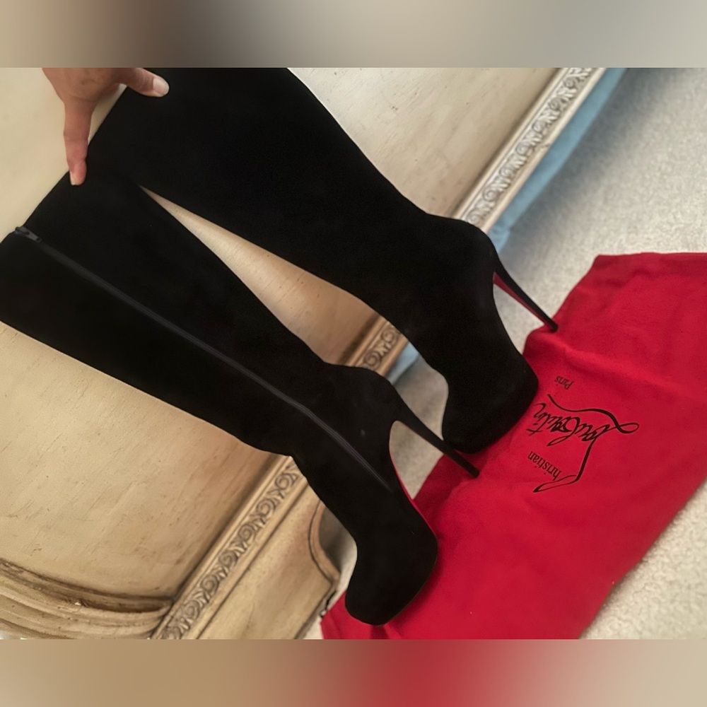Christian Louis Vuitton boots